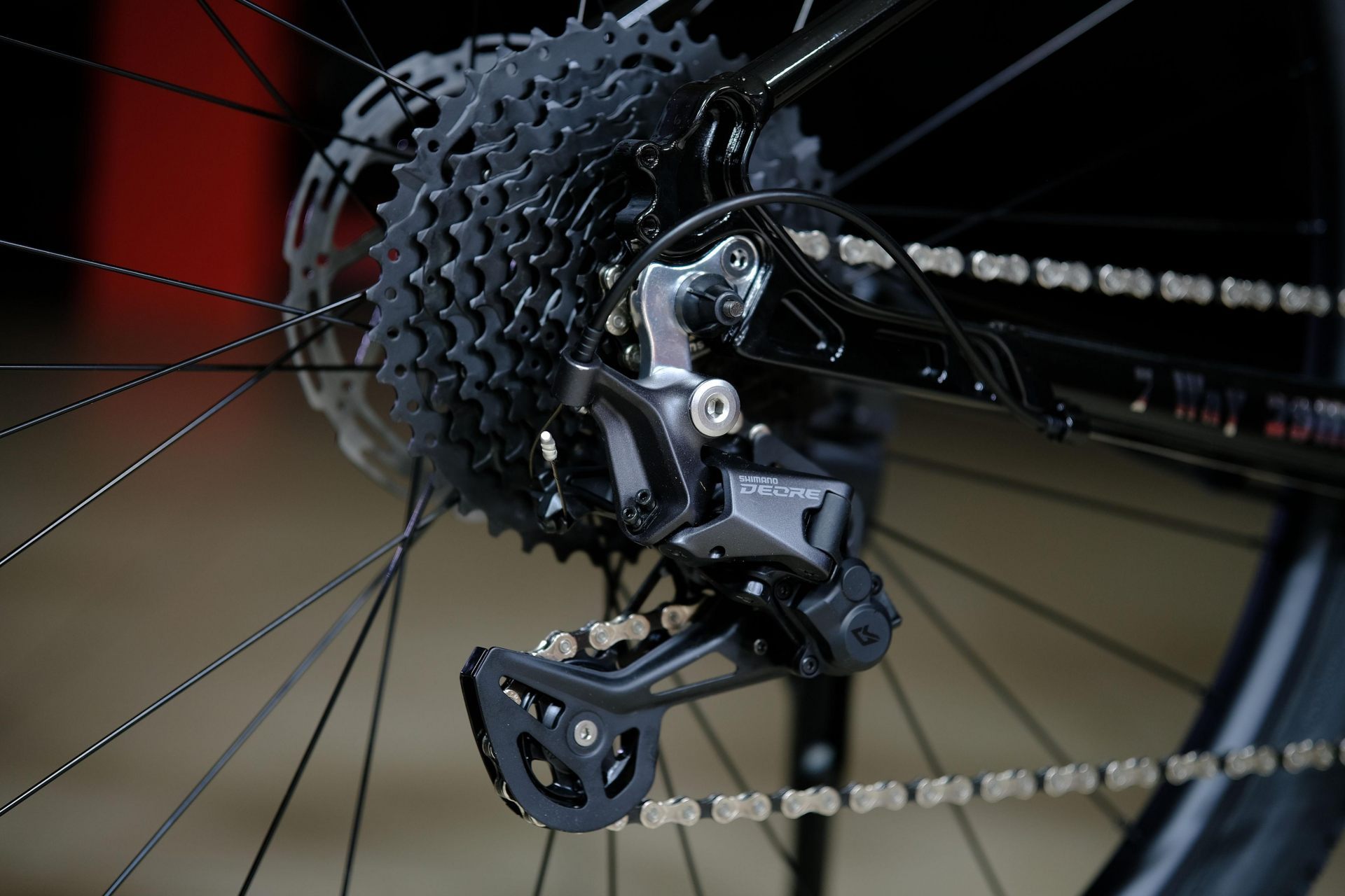 Задний переключатель Shimano Deore HOKE 7 Way 29 HD матовый чёрный 21