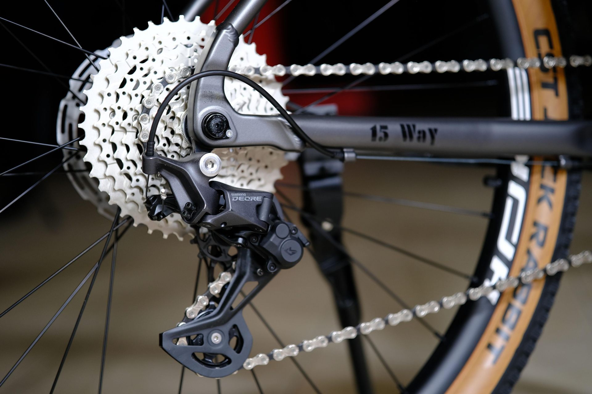 Задний переключатель Shimano Deore HOKE 15 Way 29 HD матовый синий-чёрный 21