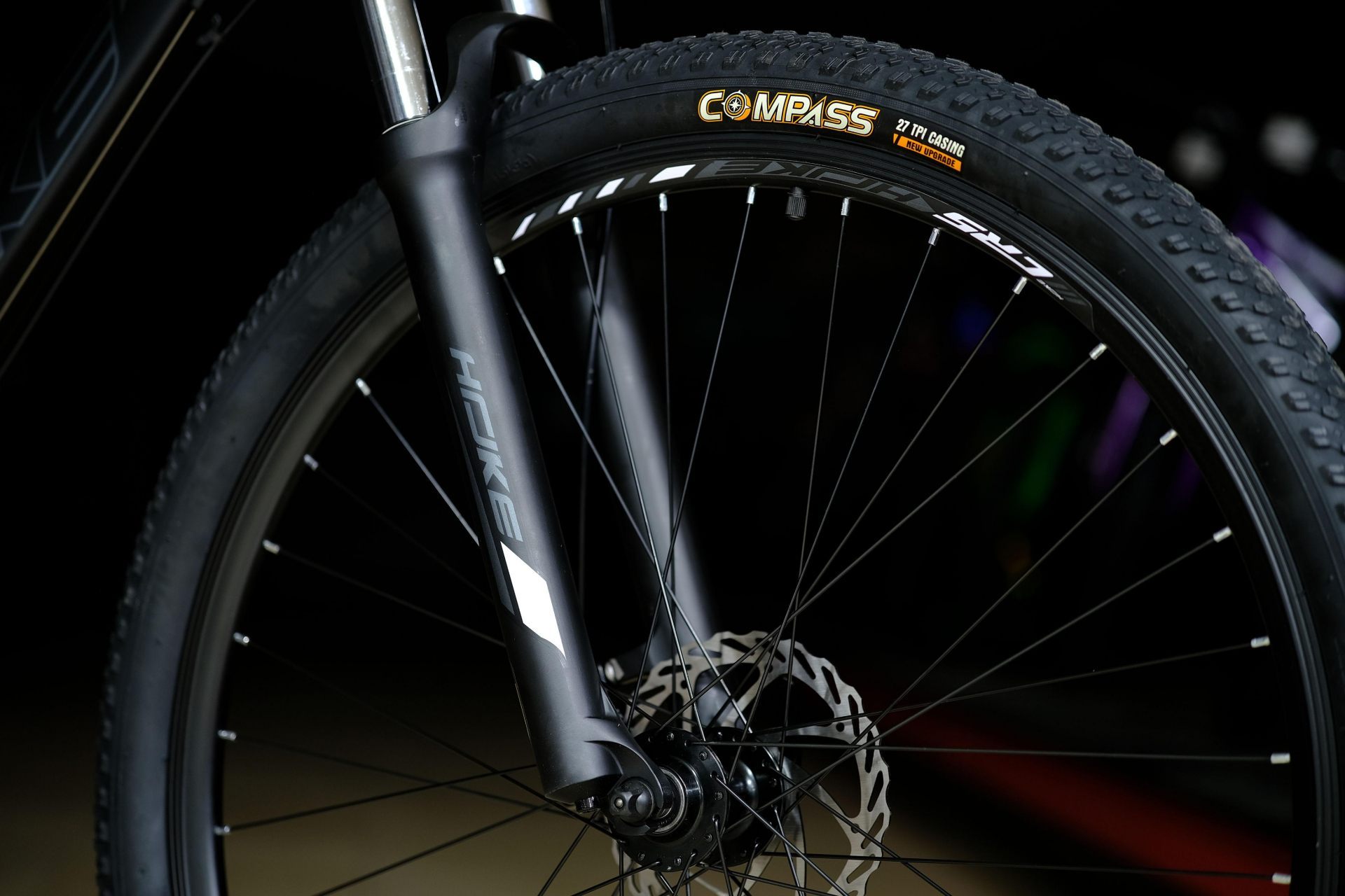 Обод 29 ALLOY двойной усиленный, втулки алюминиевые на промах HOKE 3 Way 29 MD матовый чёрный-белый 21