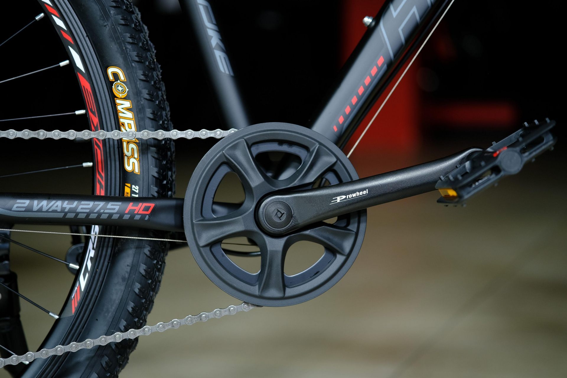 Система (шатун) алюминий 36T под квадрат Prowheel  HOKE 2 Way 27,5 HD 17